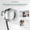 StoneStream Handheld Shower Head with Soft Comb for Foaming and