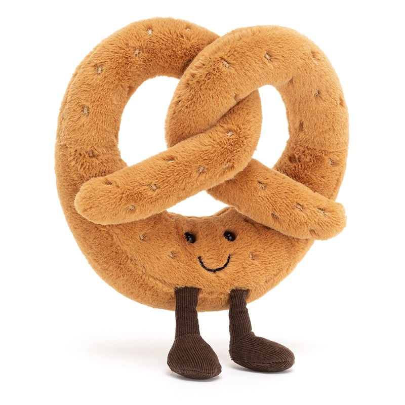 Jellycat Amuseables Pretzel Stuffed Toy, 7 inches - Food Plush