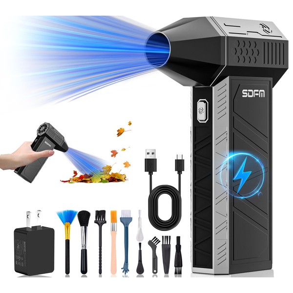 SDFM Electric Air Duster - 130,000 RPM Compressed Air Duster,