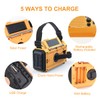 Weather Radio Raynic 5000 Solar Hand Crank Emergency Radio 5