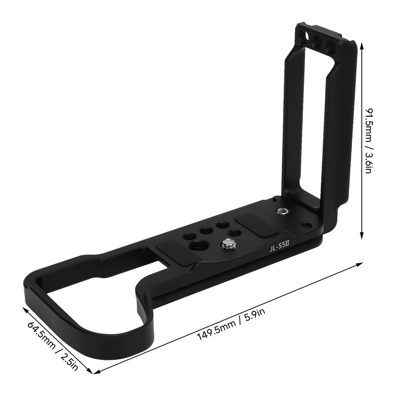 Camera L Bracket Quick Release Vertical Horizontal Switching Tripod Plate