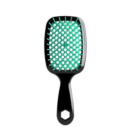 AIMALL New brush, Detangle Brush, Hollow Shape Comb, Plastic for Wet and Dry Hair Flexible Bristles