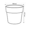 elho Vibia Straight Round 30 - Flower Pot for Outdoor