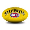 Sherrin AFL Replica PVC Football, Yellow, Size 5
