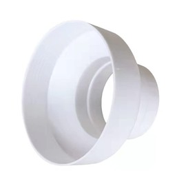 6 to 4 Inch Duct Reducer Dryer Vent Hose Adapter PVC Ventilation Ducting Duct Increaser for Grow Tent HVAC Ventilation System(150-110-100mm)