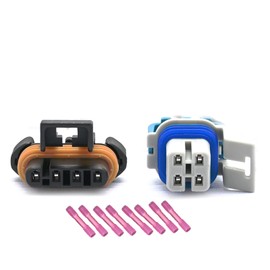 GROBARPART Pack of 2 PTA1317, PTA1397, S-1208, S-928, S1208, S928, 645-162, 1P1563 Oxygen Sensor O2 02 Sensor Connector Fit for Chevy Astro C1500 C2500 Camaro Express 1500 2500 3500 Impala 1993-2003