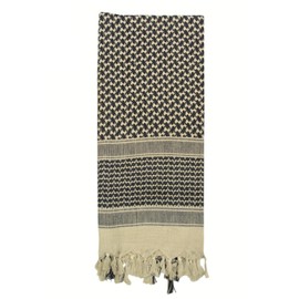 Rothco Lightweight Shemagh Tactical Desert Keffiyeh Scarf, Tan