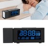 Alarm Clock Sound Light Multifunctional Digital for Household Color Night