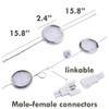 Lvyinyin Under Cabinet Lighting Kit, Dimmable Wireless RF Remote Control,