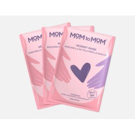 Mom To Mom Mommy Mask Mascarilla En Tela Kit 3 Piezas