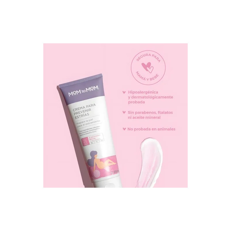 Mom To Mom Kit Antiestrías Para Mujer En Embarazo