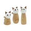 Peterson Housewares Cat Salt or Pepper Mill - Wooden Spice