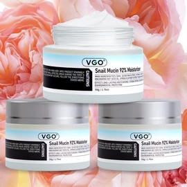 【VGO Snail Mucin 92% Essence Hydrating Cream】 Deeply Moisturizes and Enriches Your Skin Skin Repair Moisturizer Moisturizing Skincare Moisture Moistu Moisturizer dry skin ordinary skincarevgo snail mucin 92 moisturizer  snail mucin essence snail skincare