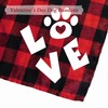 STMK 2 Pack Valentines Dog Bandanas, Dog Valentines Bandana for