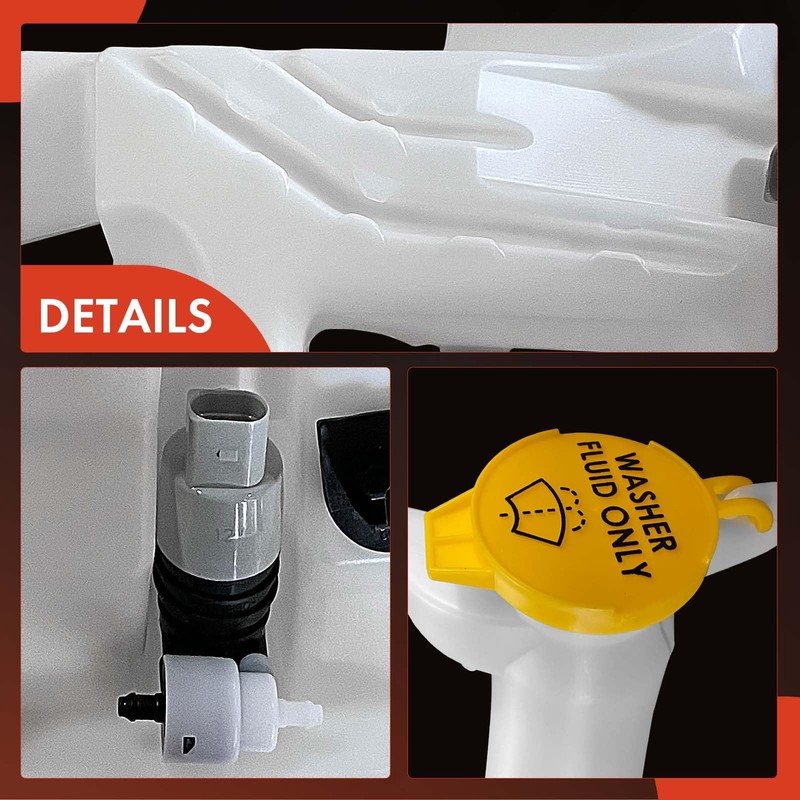 A-Premium Windshield Washer Reservoir Tank Assembly Compatible with Dodge Durango