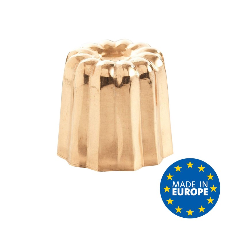 Patisse 43003 Copper Fluted 45 mm Set of 4