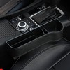 2PCS Car Seat Storage Box&Console Side Pocket Coin Phone Organizer
