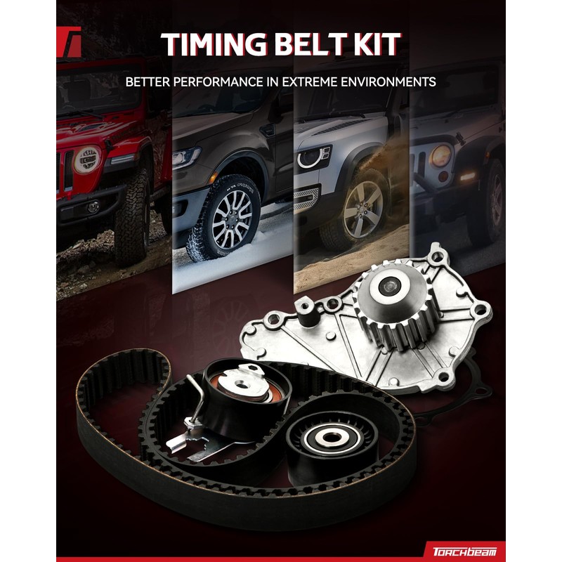 Torchbeam Timing Belt Kit for Nissan Xterra 2000-2004 3.3L, Pathfinder