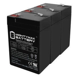 Exit Sign Battery 6V 4.5Ah Backup - 3 Pack