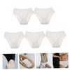 Kisangel 5pcs Women's Cotton Maternity Briefs Pack Seamless Disposable Briefs