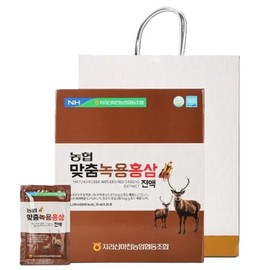 Giants Day Russian Deer Antler Domestic 6-year-old Red Ginseng Concentrate Essence 30 sachets / 자이언츠데이러시아산 녹용 국산 6년근 홍삼 농축액 진액 30포x2박스 부모님 어르신 첫인사 명절 선물, 2박스