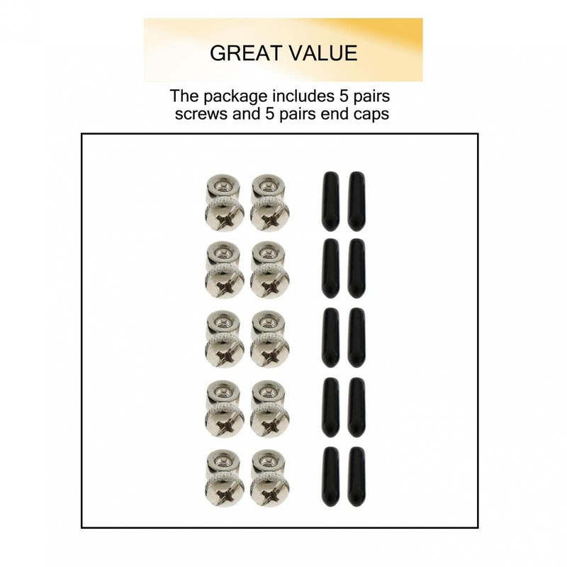 MagiDeal Speedrope Screw End Caps End Ferrules Skipping Rope Accessories