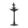 Alpine Corporation TEC104 Outdoor Floor 3-Tiered Pedestal Soothing Cascading Waterfall