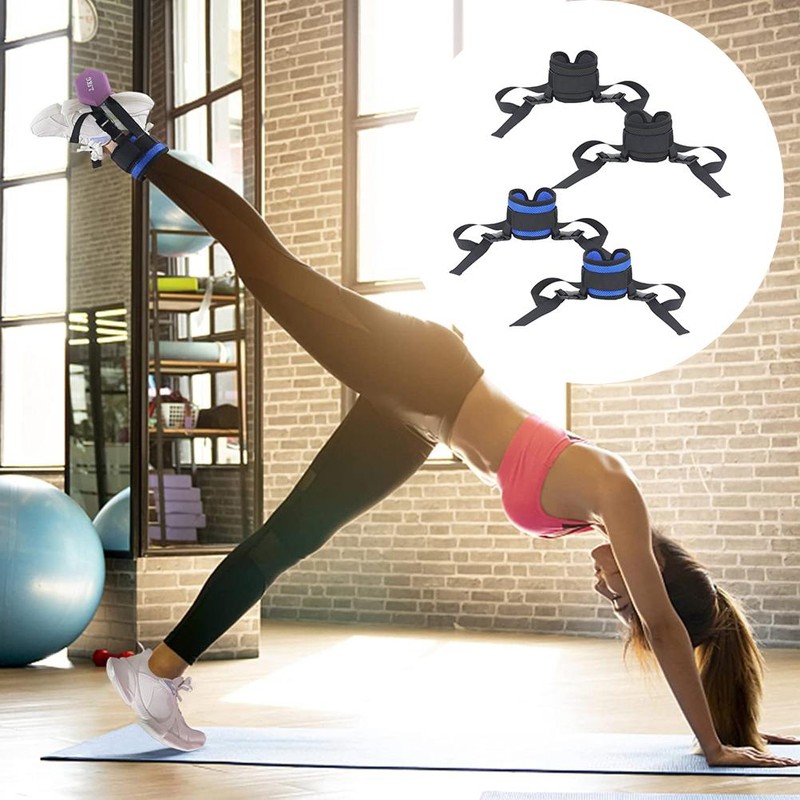 1 Pair (2Pcs) Ankle Straps for Cable Machines Adjustable Ankle