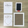 Paw Print Keepsake Frame Kit with Inkless Pad - 2