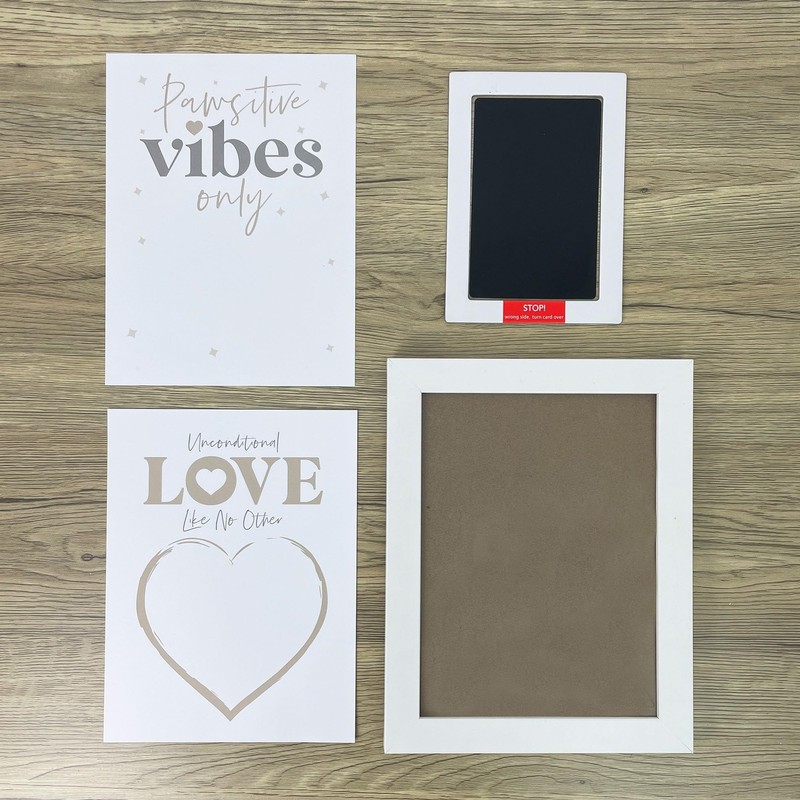 Paw Print Keepsake Frame Kit with Inkless Pad - 2