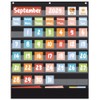 OFFSLIN Classroom Calendar Pocket Chart with 84pcs Cards, Kids Calendar
