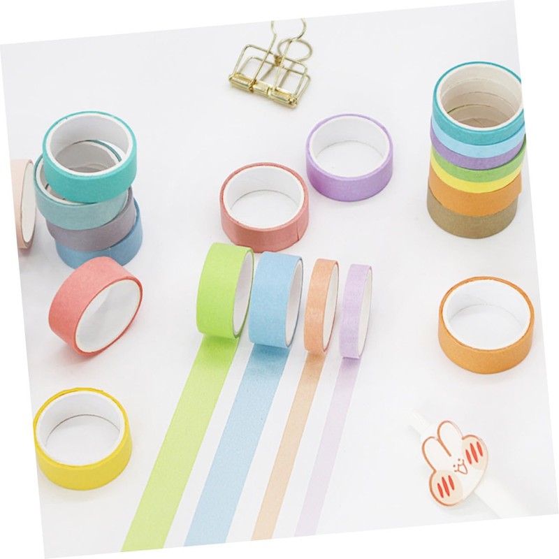 TEHAUX Set de 12 Rollos de Cinta Washi de 15