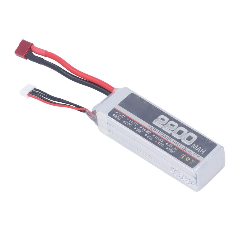High Rate Lithium Battery Professional 11.1V 3S 2200mAh 45C RC