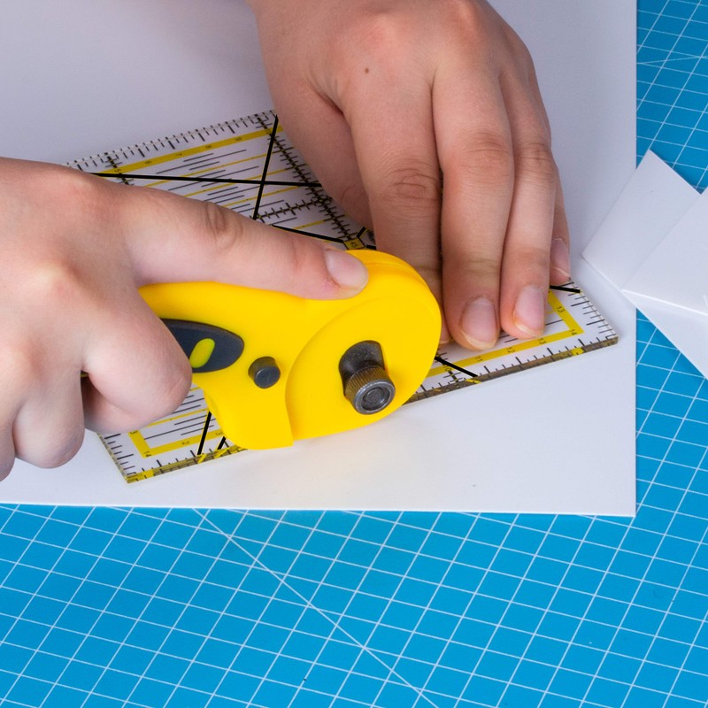OfficeTree Patchwork Quilting Ruler - Quilting Ruler Made of Acryl