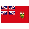 Ontario Flag - 5 x 3 FT - 100% Polyester