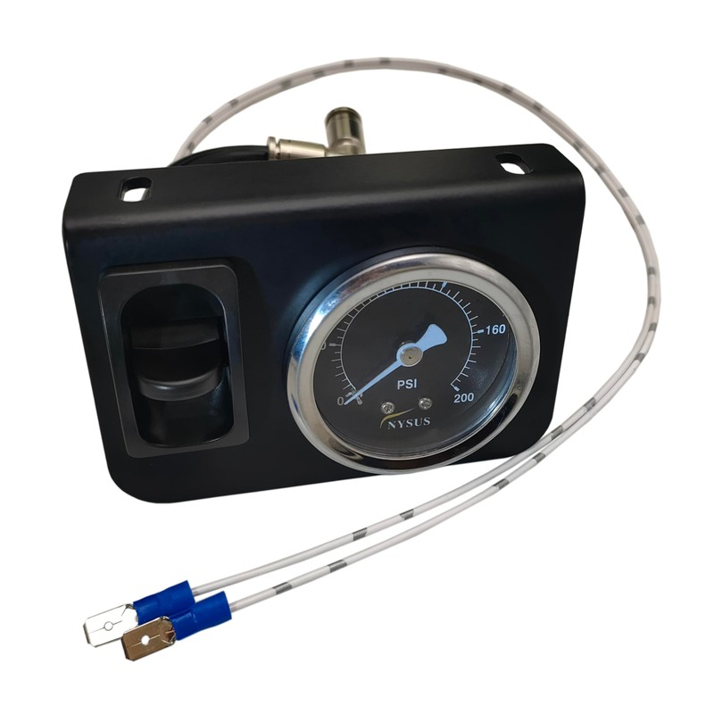 NYSUS in Cab Single Air Gauge Paddle Valve and Air