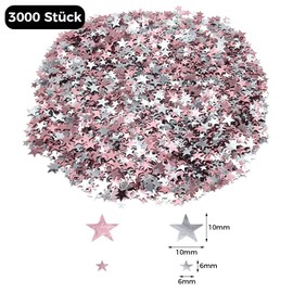 Glitter Confetti Stars Confetti Rose Gold Silver Glitter Stars Confetti Christmas, Confetti Table Decoration Christmas, Star Decoration Christmas, Birthday, Wedding, New Year's Eve