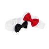 XUNQUCOM Pet Bow Tie Collar for Cats & Dogs (Black-S)
