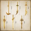 Zonon 12 Pack Ancient Sword Pens Set Fun Novelty Dragon