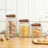 PEDOBALI 6 Pcs Vintage Glass Food Storage Containers with Lid