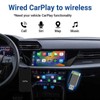 2 in 1 Wireless Car Adapter, Plug & Play Car
