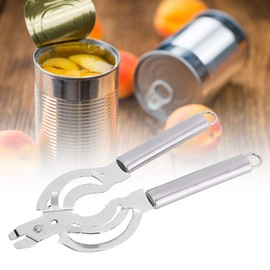 Multifunctional Stainless Steel Jar Opener, Manual Can Opener Adjustable Bottle Jar Lid Remover, Handy Screw Cap Can Bottle Lid Grip Wrench Helper, Kitchen Tool