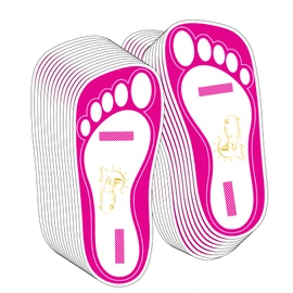 25 pares (50 pies) desechables, color rosa, para broncear, para proteger el pie