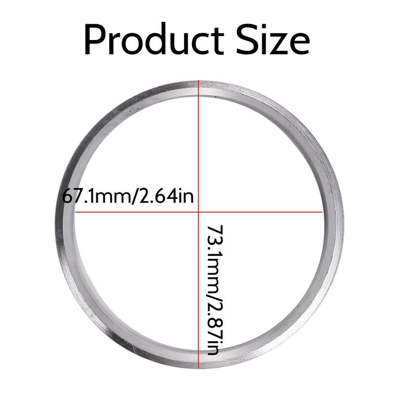 Udalix Aluminum Centric Spigot Hub Rings Wheel Spacer Set,67.1mm ID