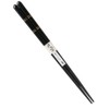 Tanaka Chopsticks Shop 27063 High Quality Domestic Wakasa Lacquer Chopsticks Washing Machine Compatible Chopsticks with Anti-Slide Processing, Gold Duplex, Black