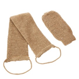 ZKSXOA 2pcs Luffa Schwamm - Natur Luffa Rückenbürste für Männer und Frauen - Loofah Rückenbürste Dusche mit ergonomischem Griff - Effektive Reinigung und Peeling- Perfekt für die tägliche Körperpflege