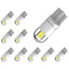 britelites Jtech 10x T10 194 168 W5W 1.5W 6000K White
