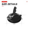JNNJ Pack of 2 Car Suction Cup Hooks, Car Suction
