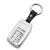ZSPD Compatible with Acura Key Fob Cover Silver TPU Protector