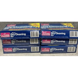 Custom Cleaner Lot Of 6 Custom Cleaners Home Dry Cleaning Kit  SEALED